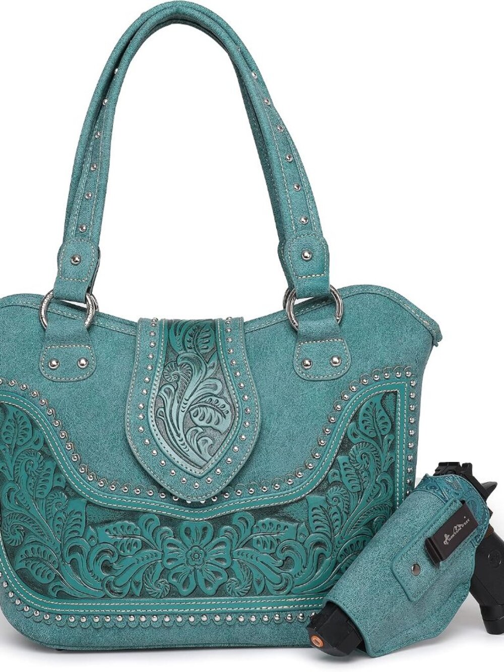 Western Tote Bag for Women Tooled Shoulder Bag Ladies Purses and Handbags